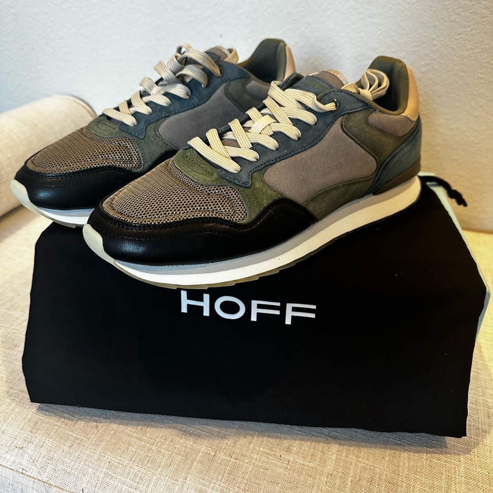 HOFF Mens Size 12 *NEW* Green Grey Blue Quebec Sneaker